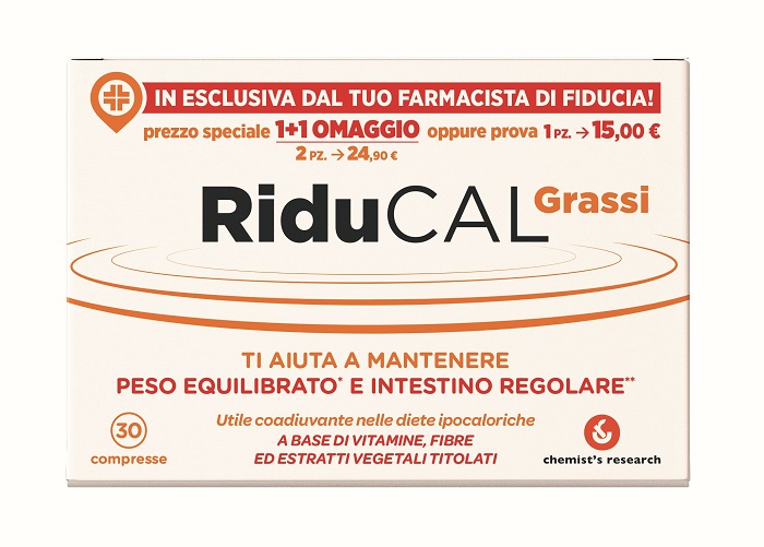 RIDUCAL GRASSI 30 COMPRESSE - Angeli Pharm