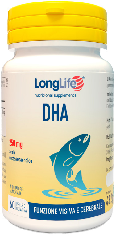 LONGLIFE DHA 250 MG 60 PERLE - Angeli Pharm