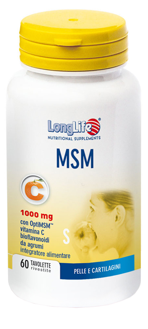 LONGLIFE MSM 1000 MG 60 TAVOLETTE - Angeli Pharm