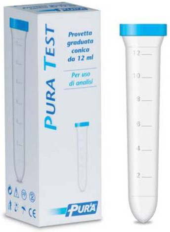 PROVETTA PER URINE PURA TEST GRADUATA CONICA 12 ML - Angeli Pharm