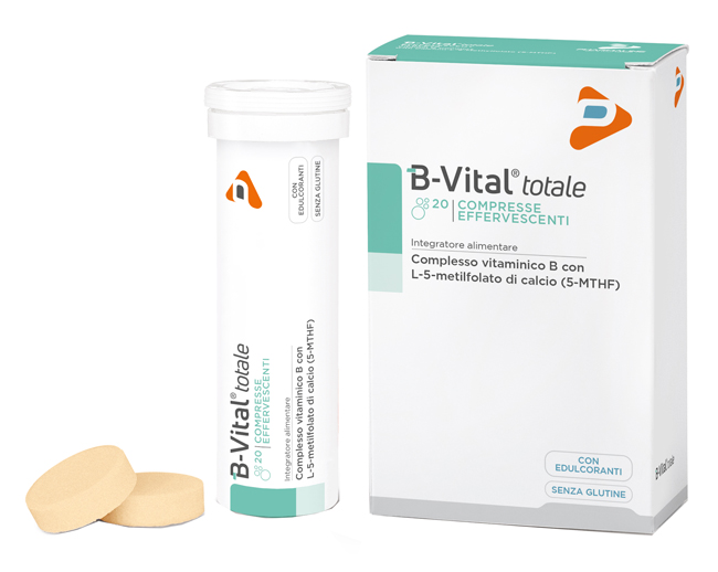 B-VITAL TOTALE ARANCIA 2 TUBI 10 COMPRESSE EFFERVESCENTI - Angeli Pharm