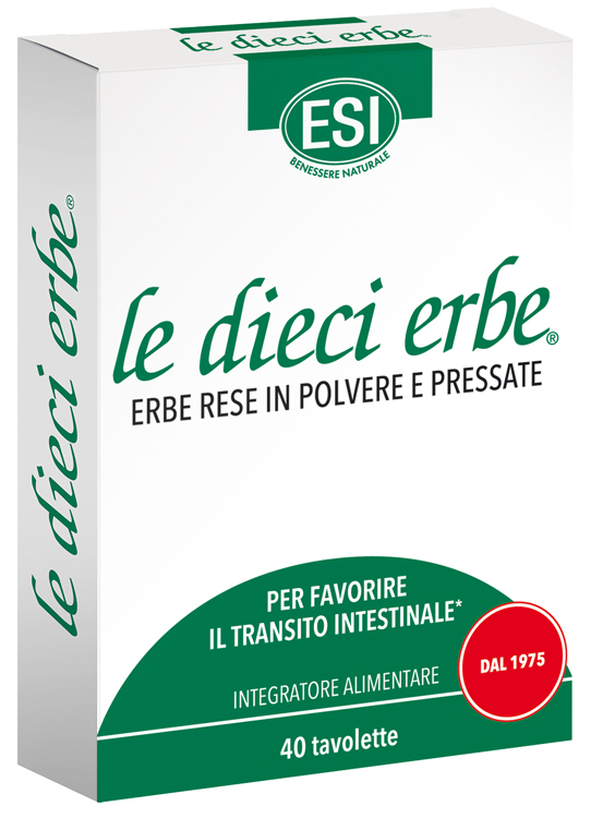ESI LE DIECI ERBE 40 TAVOLETTE - Angeli Pharm
