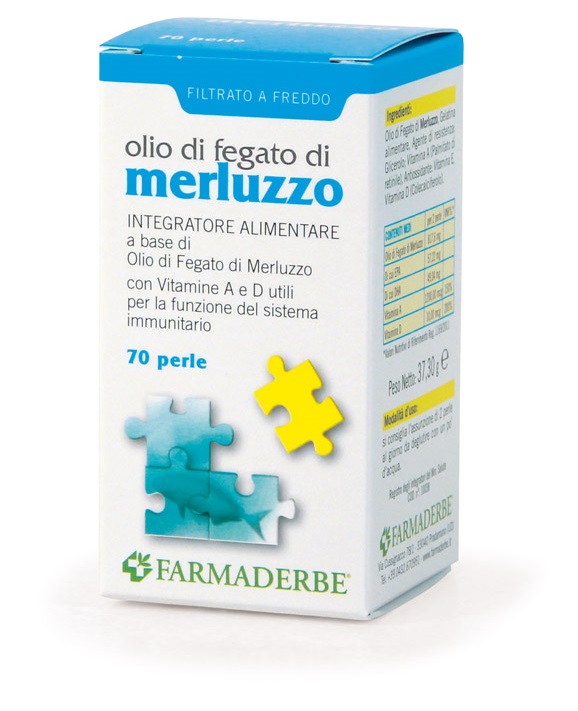OLIO DI FEGATO DI MERLUZZO 200 PERLE - Angeli Pharm