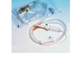 SET STERILE PER INFUSIONE IN MATERIALE ANALLERGICO CON PARA E ROLLER. CONFEZIONE SINGOLA - Angeli Pharm