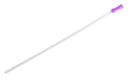 SONDA RETTALE MONOUSO IN NELATON CH22 COLORE VIOLA. LUNGHEZZA 40CM - Angeli Pharm