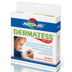 GARZA DERMATESS PLUS 10X10 12 PEZZI - Angeli Pharm