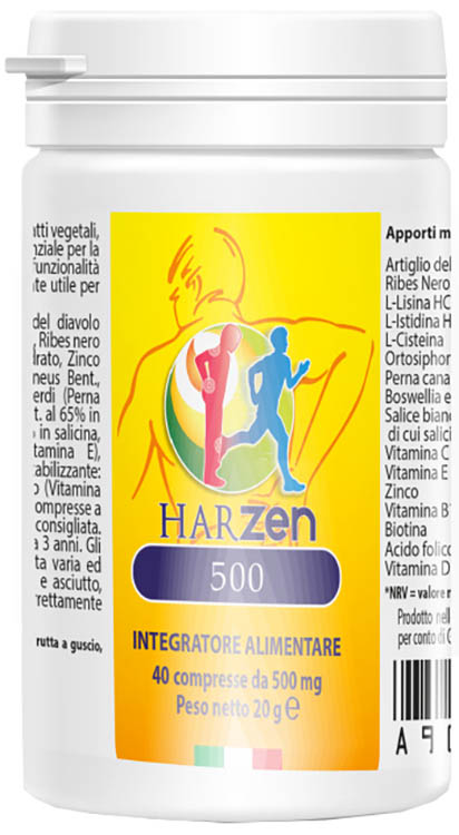 HARZEN 500 40 COMPRESSE - Angeli Pharm