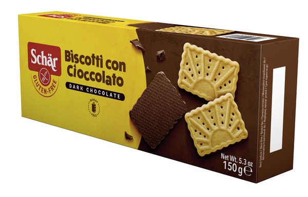 SCHAR BISCOTTO CON CIOCCOLATO DARK CHOCOLATE 150 G - Angeli Pharm