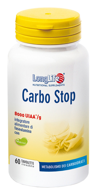 LONGLIFE CARBO STOP 60 TAVOLETTE - Angeli Pharm