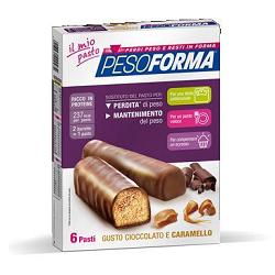 PESOFORMA BARRETTA CIOCCOLATO CARAMELLO 12 X 31 G - Angeli Pharm