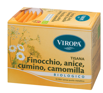 VIROPA FINOCCHIO/CUMINO/ANICE/CAMOMILLA BIO 15 BUSTINE - Angeli Pharm