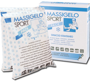 GHIACCIO ISTANTANEO MASSIGELO SPORT PACK 2 BUSTE - Angeli Pharm