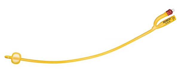 CATETERE FOLEY A MEDIA PERMANENZA  RUSCH GOLD PLUS A 2 VIE IN SILKOLATEX LATTICE-SILICONE PER ADULTO CH22 LUNGHEZZA 40 CM PUNTA CILINDRICA A 2 FORI PALLONCINO 30-50 ML 1 PEZZO - Angeli Pharm