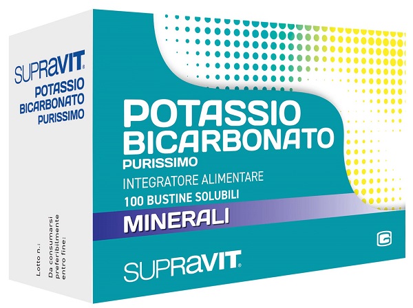 SUPRAVIT POTASSIO BICARBONATO PURISSIMO 100 BUSTINE - Angeli Pharm