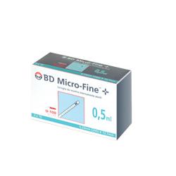 SIRINGA INSULINA BECTON DICKINSON 0,5 ML 100 UI AGO GAUGE 29 30 PEZZI - Angeli Pharm