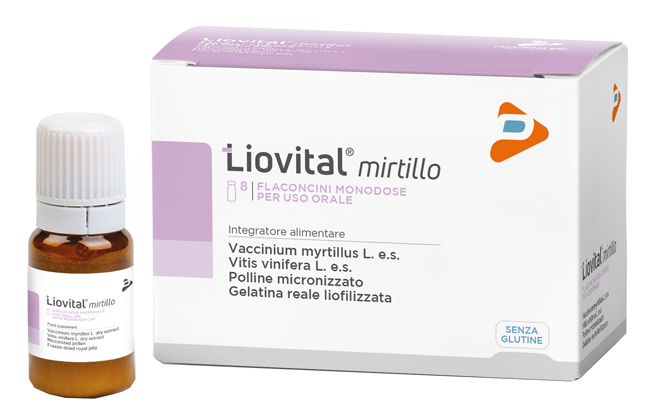 LIOVITAL MIRTILLO 8 FLACONCINI 10 ML - Angeli Pharm