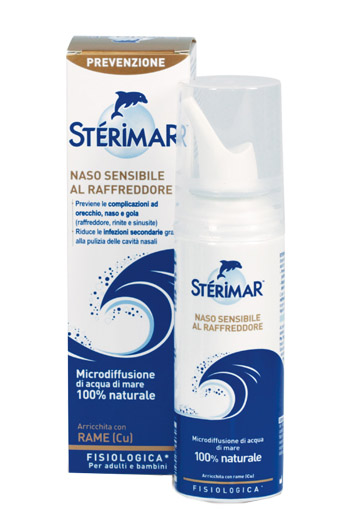 STERIMAR NASO SENSIBILE AL RAFFREDDORE ACQUA DI MARE SPRAY 100 ML - Angeli Pharm