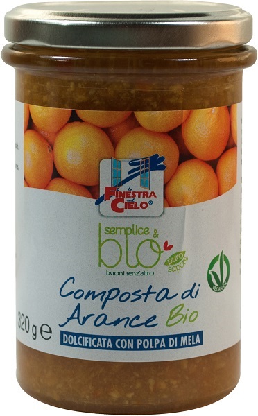 COMPOSTA DI ARANCE CON POLPA DI MELA BIO 320 G - Angeli Pharm