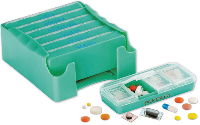 PILLOLIERA PILLOLBOX CONTENITORE 7GIORNI MADE IN ITALY - Angeli Pharm