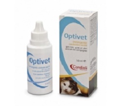 OPTIVET DETERGENTE PER OCCHI PER CANI E GATTI FLACONE 50 ML - Angeli Pharm