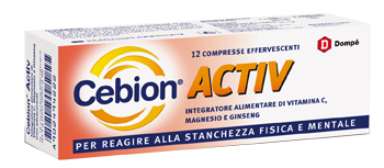 CEBION ACTIV 12 COMPRESSE EFFERVESCENTI - Angeli Pharm
