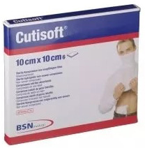 GARZA IDROFILA COMPRESSA CUTISOFT TESSUTO NON TESSUTO 10X10 CM 6 PEZZI - Angeli Pharm