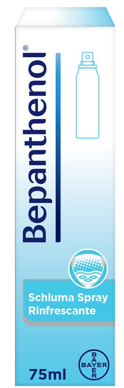 SCHIUMA SPRAY RINFRESCANTE BEPANTHENOL 75ML - Angeli Pharm