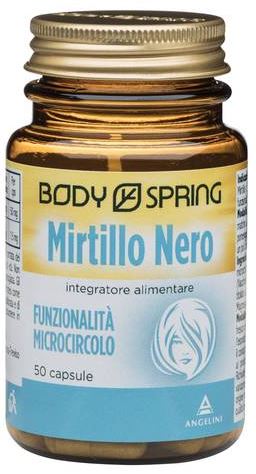 BODY SPRING MIRTILLO NERO 50 CAPSULE - Angeli Pharm