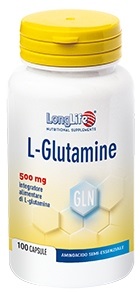 LONGLIFE L-GLUTAMINE 100 CAPSULE DI GELATINA DA 620 MG - Angeli Pharm