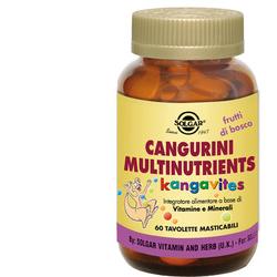 CANGURINI MULTINUTRIENTS FRUTTI BOSCO 60 COMPRESSE - Angeli Pharm