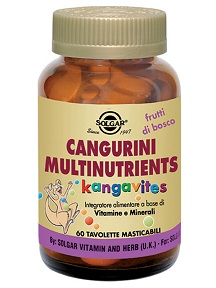CANGURINI MULTINUTRIENTS FRUTTI TROPICALI 60 COMPRESSE - Angeli Pharm