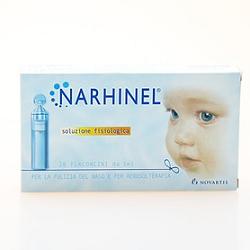 SOLUZIONE FISIOLOGICA PER ASPIRATORE NASALE NARHINEL 20 FIALE DA 5ML - Angeli Pharm