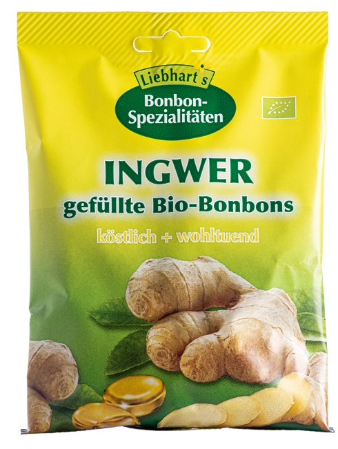 BONBONS ZENZERO BIO 100 G 18 CARAMELLE RIPIENE - Angeli Pharm