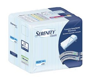TRAVERSA SALVAMATERASSO PER INCONTINENZA SERENITY CLASSIC RIMBOCCABILE MISURA 80X180CM 30 PEZZI - Angeli Pharm