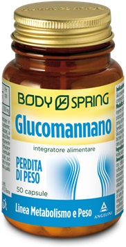 BODY SPRING GLUCOMANNANO 50 CAPSULE - Angeli Pharm