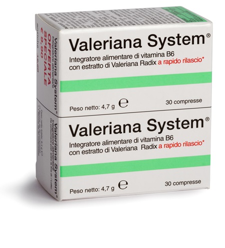 VALERIANA SYSTEM 30 COMPRESSE + 30 COMPRESSE - Angeli Pharm