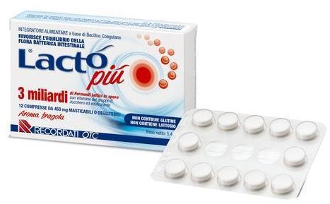 LACTO PIU 3 MILIARDI 12 COMPRESSE - Angeli Pharm