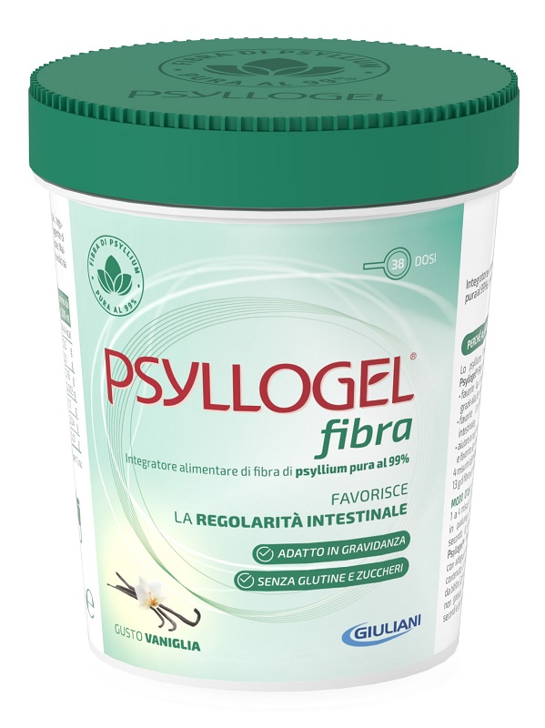 PSYLLOGEL FIBRA VANIGLIA VASO 170 G - Angeli Pharm