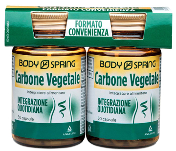 BODY SPRING BIPACK OS CARBONE VEGETALE 50CPS - Angeli Pharm
