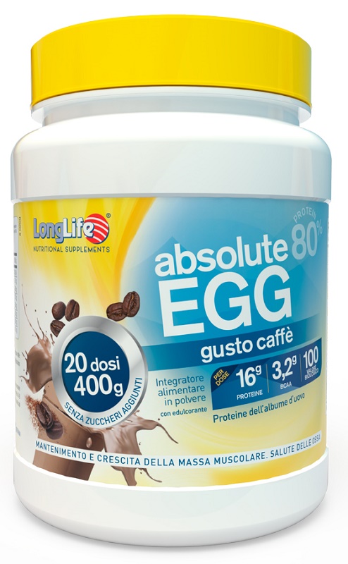 LONGLIFE ABSOLUTE EGG CAFFE' 400 G - Angeli Pharm