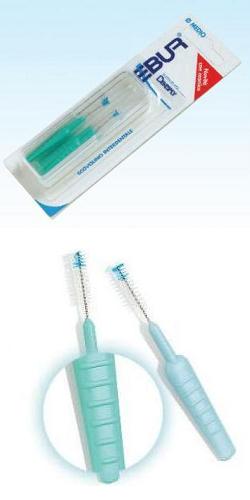 EBUR SCOVOLINO FINE CON MANICO IN ASTUCCIO TASCABILE 5 PEZZI - Angeli Pharm