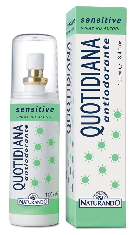 QUOTIDIANA ANTIODORANTE SPRAY SENSITIVE 100 ML - Angeli Pharm