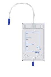 SACCA DI DRENAGGIO GAMBA PER INCONTINENZA TUBO 10 CM 10 PEZZI - Angeli Pharm