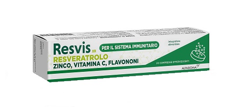 RESVIS XR ALFASIGMA 20 COMPRESSE EFFERVESCENTI DA 4 G - Angeli Pharm