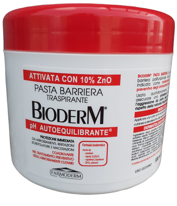 BIODERM PASTA BARRIERA ZINCO 500 ML - Angeli Pharm