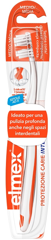 ELMEX INTERX SPAZZOLINO PROTEZIONE CARIE TESTINA CORTA - Angeli Pharm