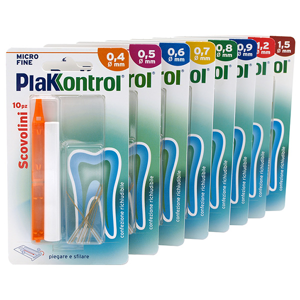 PLAKKONTROL MINIGRIP SCOVOLINO 0,6 MM 10 PEZZI - Angeli Pharm