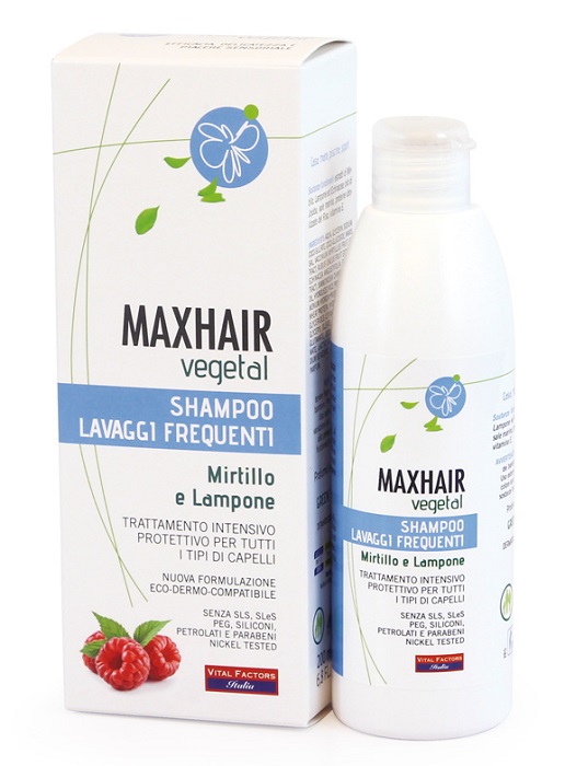 MAXHAIR VEGETAL SHAMPOO LAVAGGI FREQUENTI 200 ML - Angeli Pharm