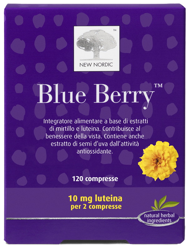 BLUE BERRY 120 COMPRESSE - Angeli Pharm