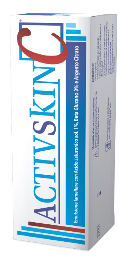 EMULSIONE IAMELLARE ACTIV SKIN CON ACIDO JALURONICO 1% BETA GLUCANO 3% E ARGENTO CITRATO 30 ML - Angeli Pharm